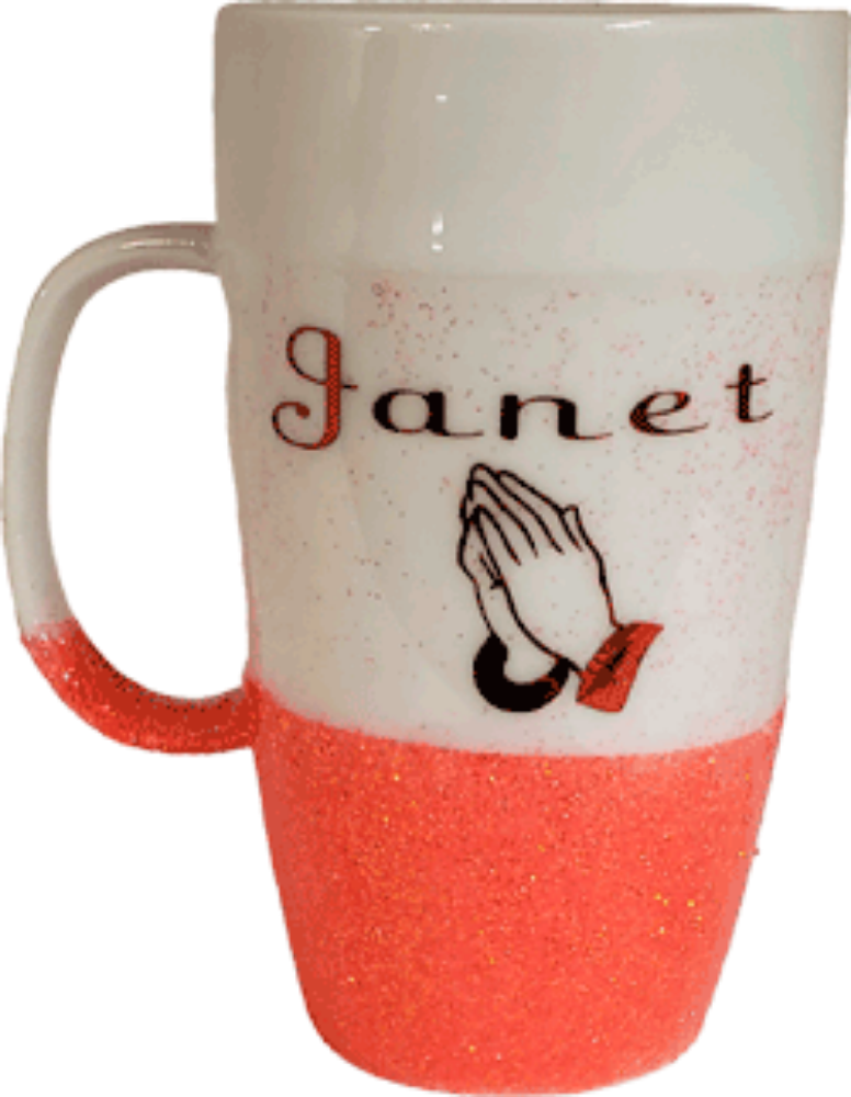 Picture of Praying Hands with Personalized Name