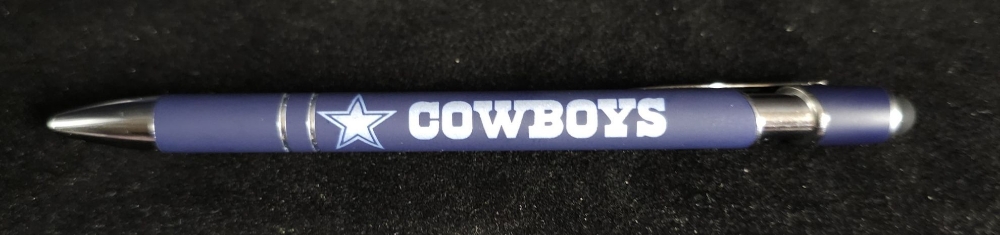 Picture of Laser Engraved Sports Team Ink Pen with Stylus