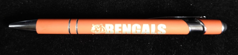 Picture of Laser Engraved Sports Team Ink Pen with Stylus