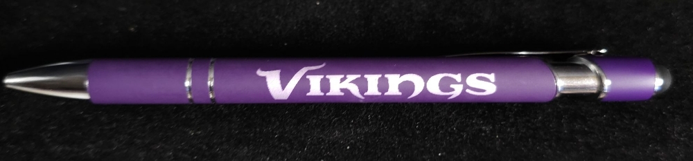 Picture of Custom Engraved Metal Team Ink Pens with Stylus