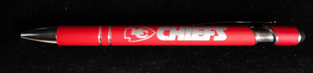 Picture of Laser Engraved Sports Team Ink Pen with Stylus
