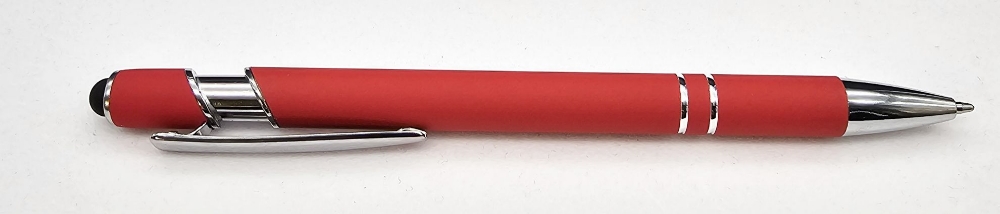 Picture of Personalized Laser Engraved Ink Pen with Stylus