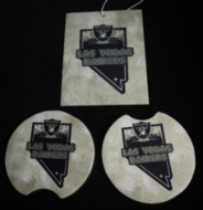 Picture of Car Air Freshener with Matching Car Coasters