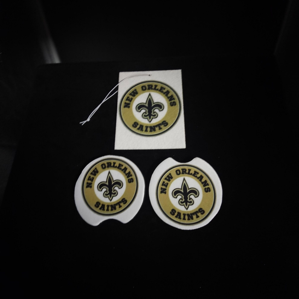 Picture of Car Air Freshener with Matching Car Coasters