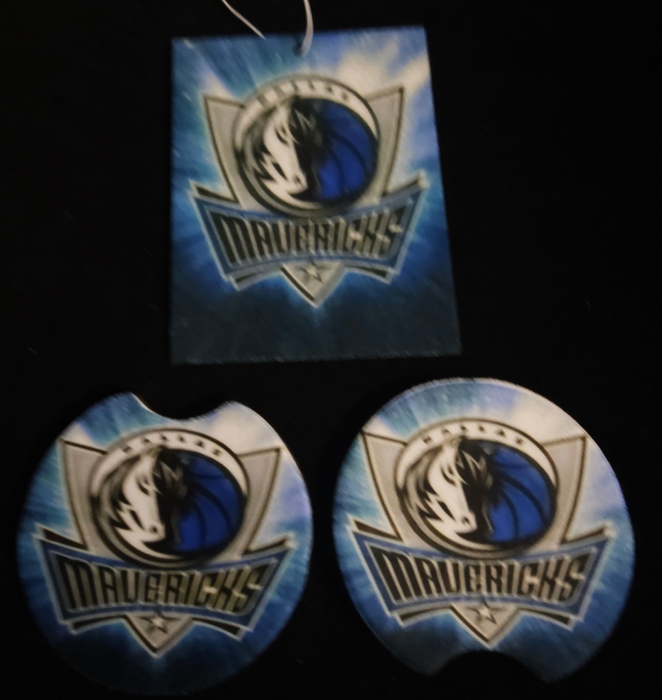 Picture of Car Air Freshener with Matching Car Coasters