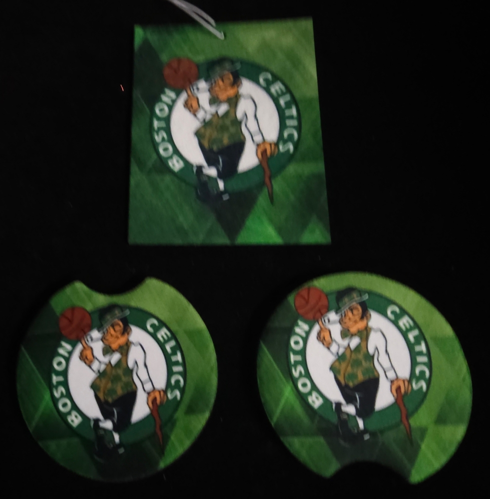 Picture of Car Air Freshener with Matching Car Coasters