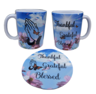 Picture of Thankful Grateful Blessed with Praying Hands