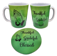 Picture of Thankful Grateful Blessed with Praying Hands