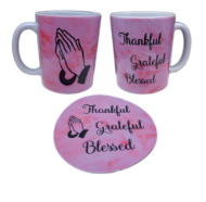 Picture of Thankful Grateful Blessed with Praying Hands