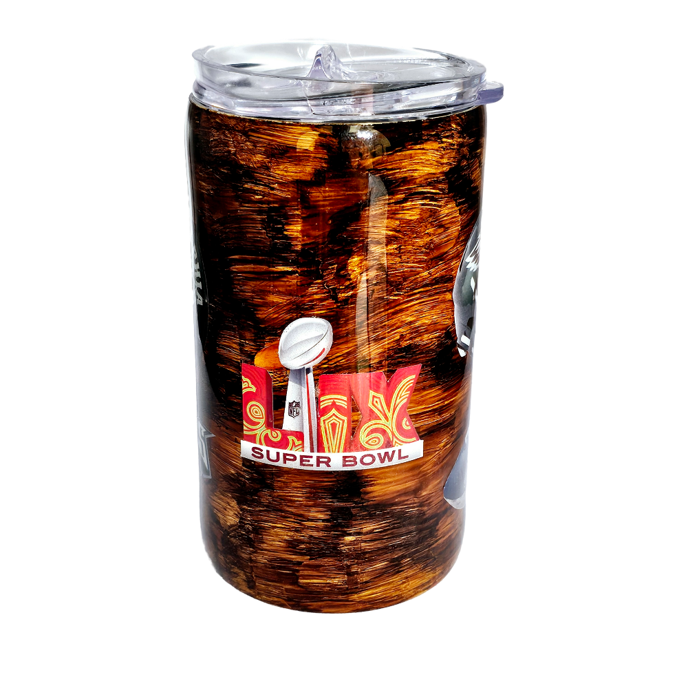 Picture of 14oz Philadelphia Eagles Wood Grain Tumbler