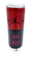 Picture of Glittered Tennis Shoe Tumbler