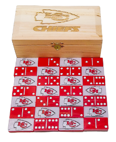 Picture of Kansas City Chiefs Domino Set