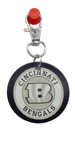 Picture of Cincinnati Bengals Black Metal Key Chain