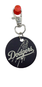 Picture of Dodgers Black Metal Key Chain