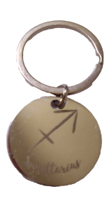 Picture of Zodiac Sign Stainless Steel Key Chain