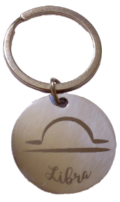 Picture of Zodiac Sign Stainless Steel Key Chain