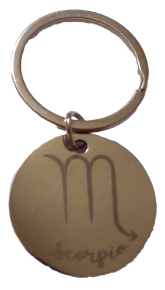Picture of Zodiac Sign Stainless Steel Key Chain