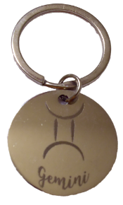 Picture of Zodiac Sign Stainless Steel Key Chain