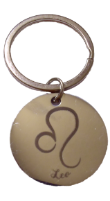 Picture of Zodiac Sign Stainless Steel Key Chain