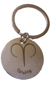 Picture of Zodiac Sign Stainless Steel Key Chain