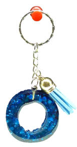 Picture of Glittered Initial Key Chains