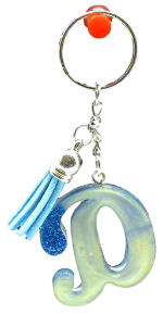 Picture of Glittered Initial Key Chains