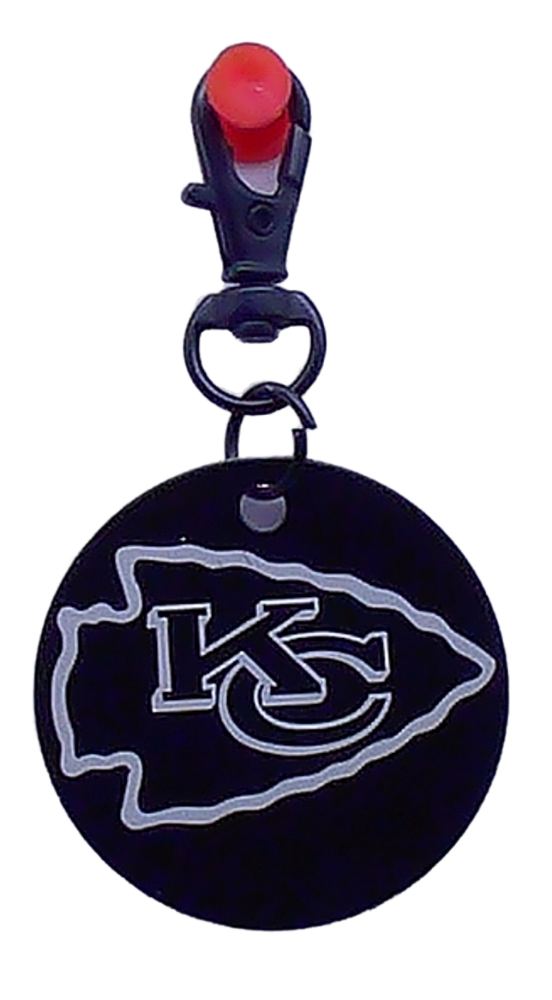 Picture of Kansas City Chiefs Black Metal Key Chain