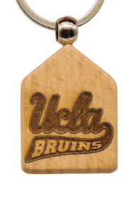 Picture of UCLA Wood Engraved Keychain