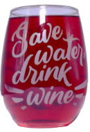 Picture of Stemless Engraved Wine Glasses