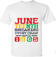 Picture of Juneteenth breaking every chain