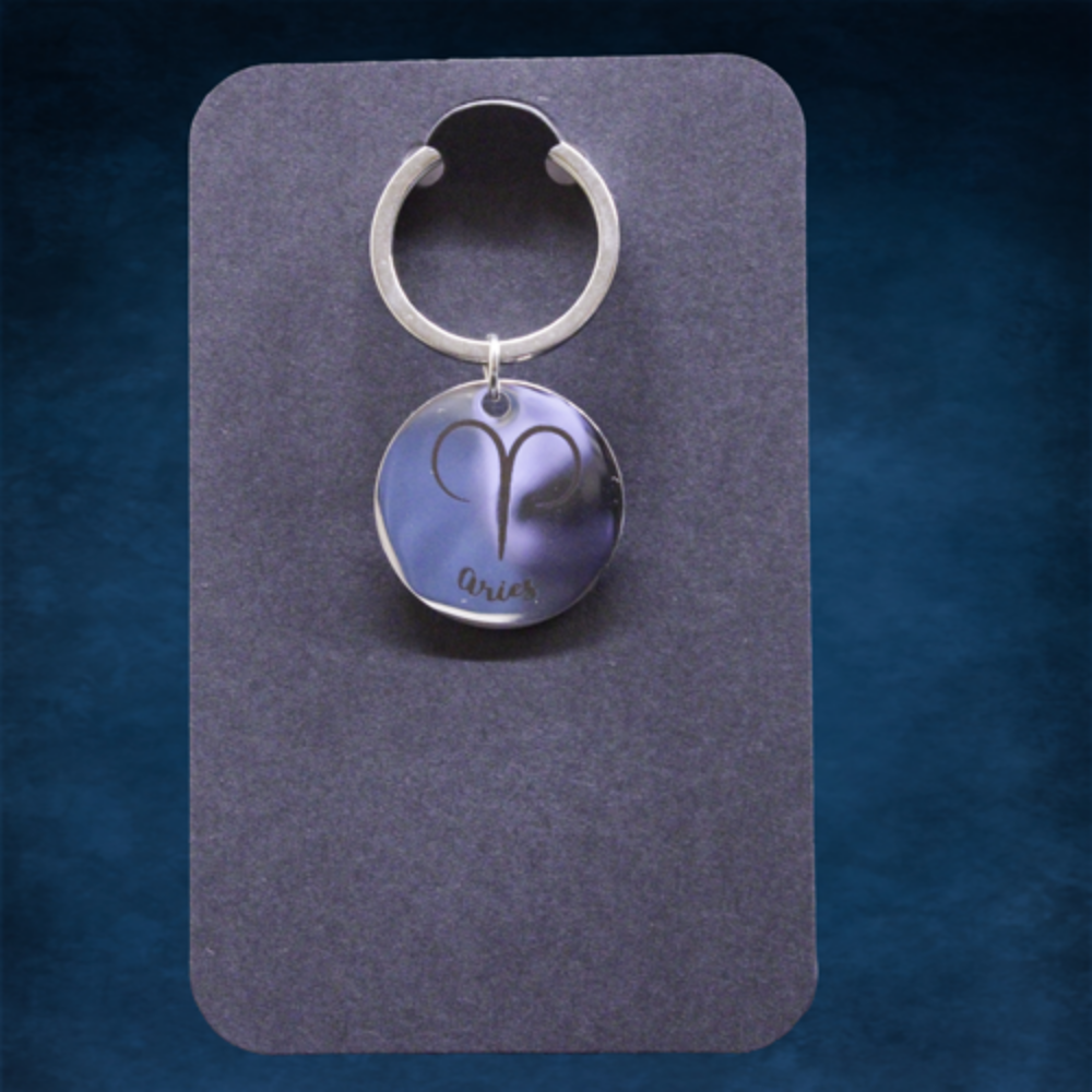Picture of Zodiac Sign Stainless Steel Key Chains