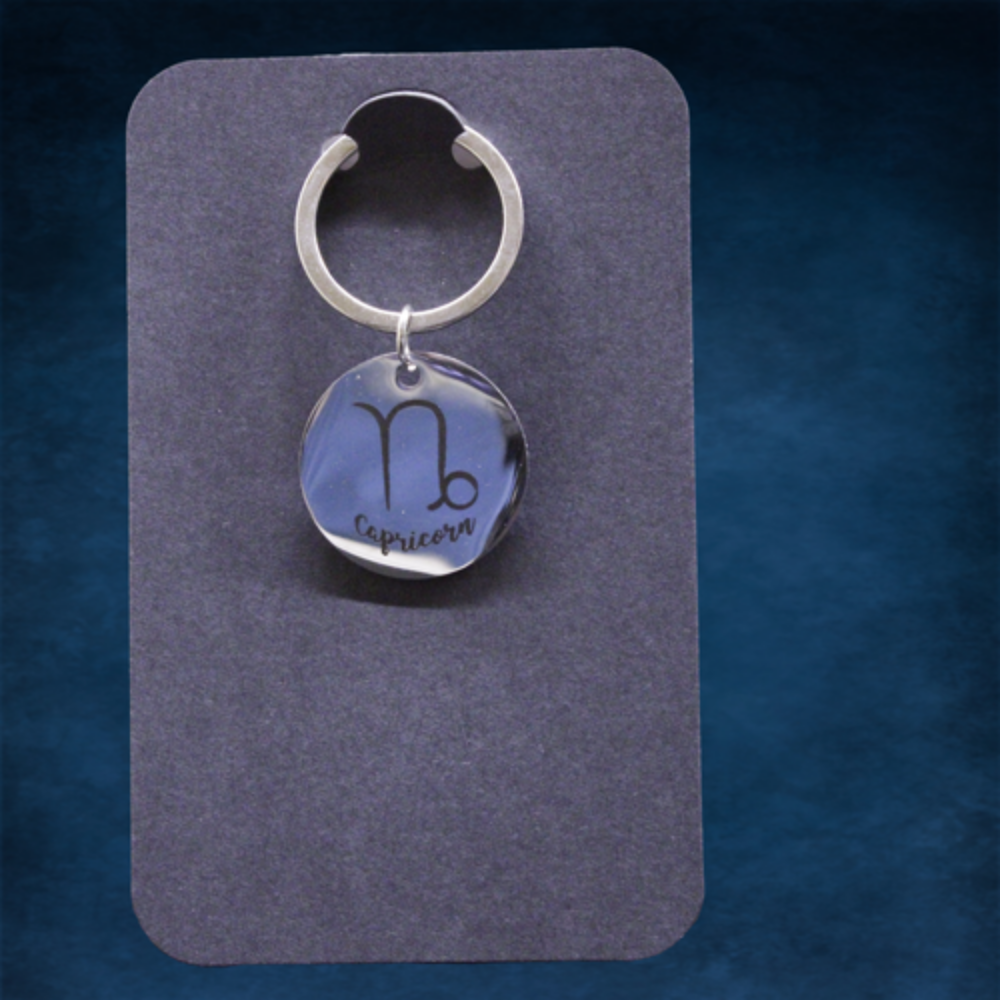 Picture of Zodiac Sign Stainless Steel Key Chains