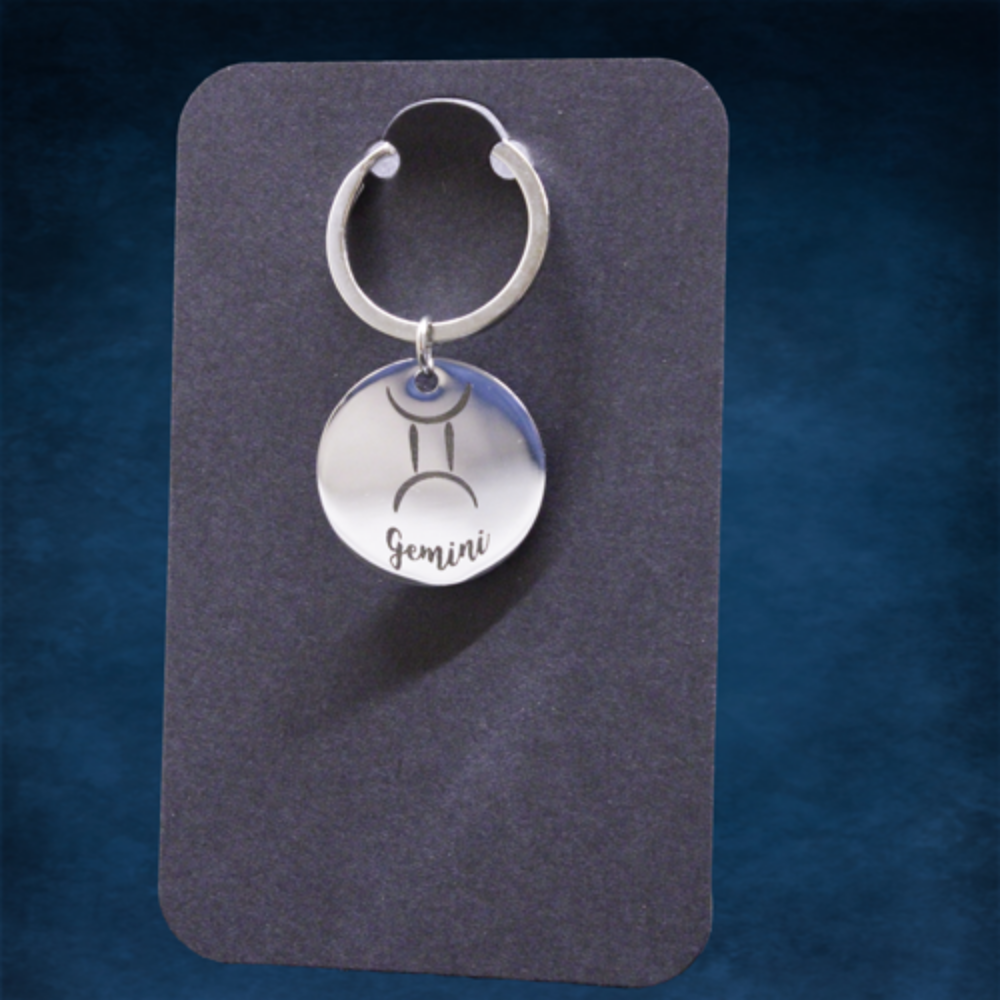 Picture of Zodiac Sign Stainless Steel Key Chains