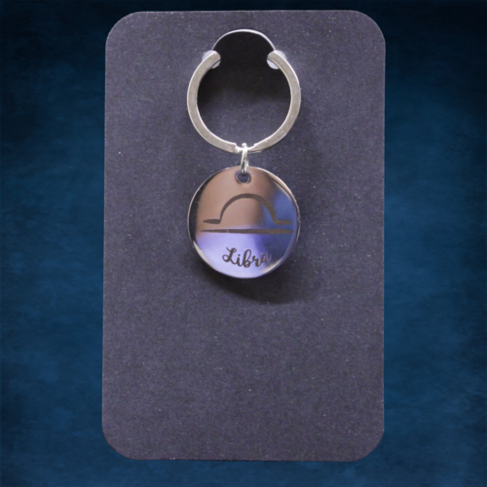 Picture of Zodiac Sign Stainless Steel Key Chains