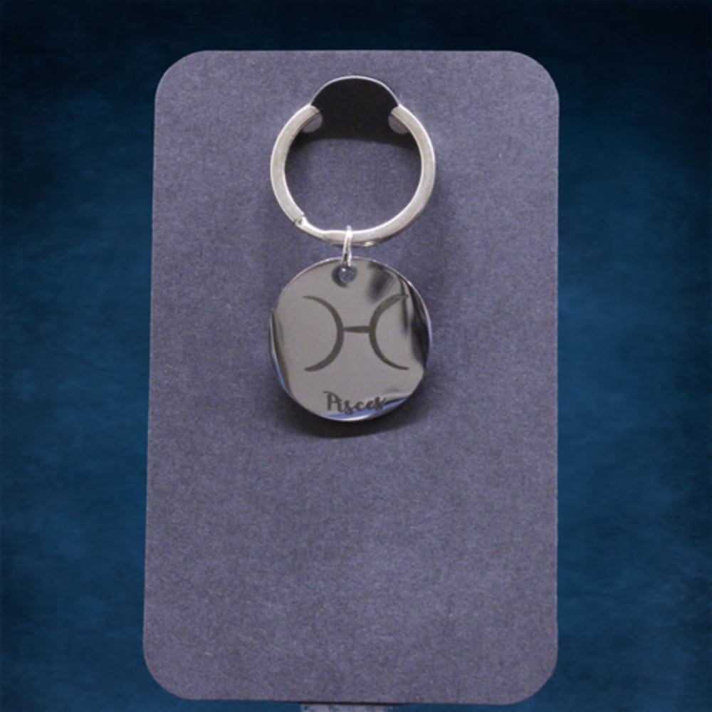 Picture of Zodiac Sign Stainless Steel Key Chains