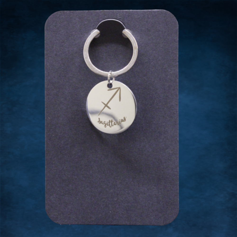 Picture of Zodiac Sign Stainless Steel Key Chains