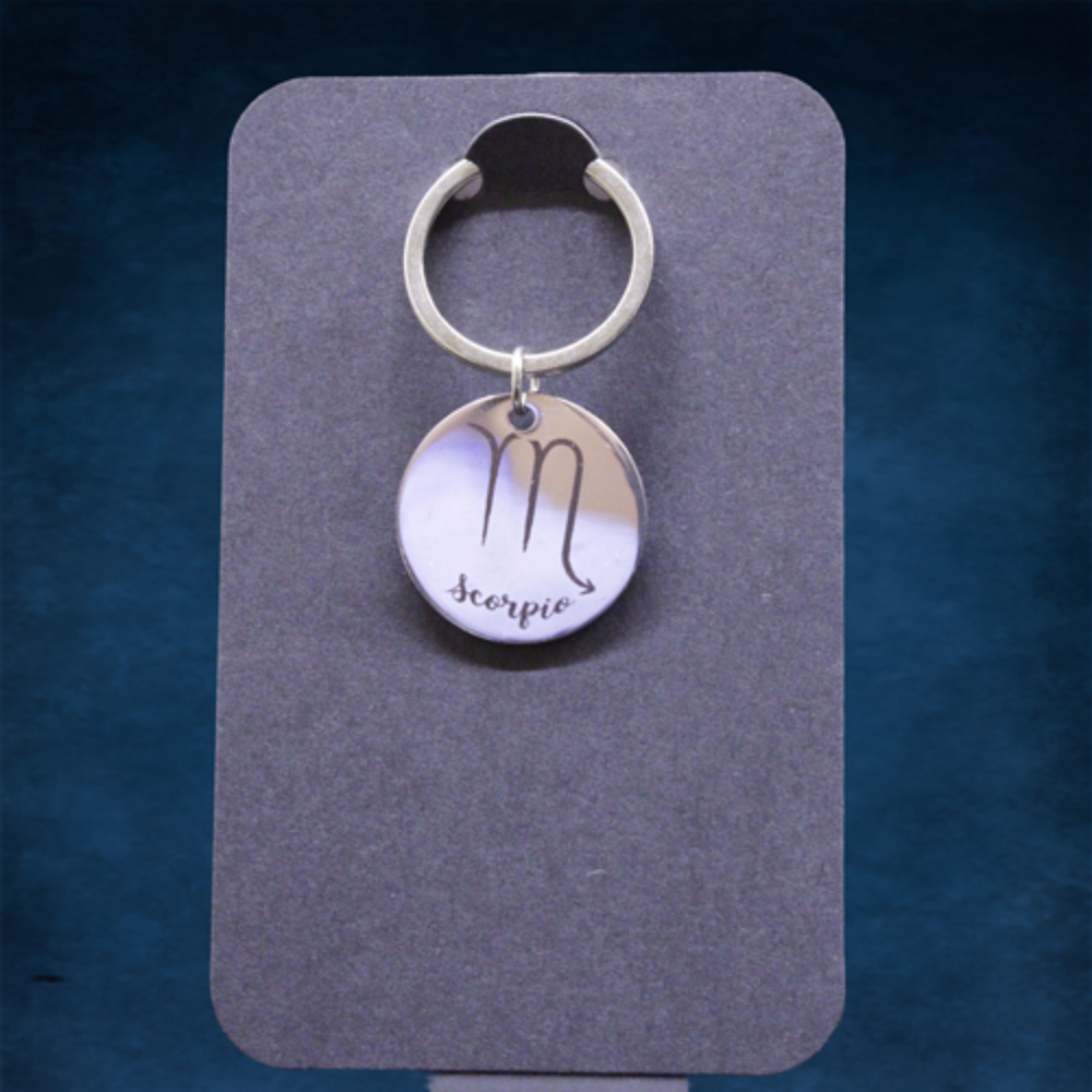 Picture of Zodiac Sign Stainless Steel Key Chains