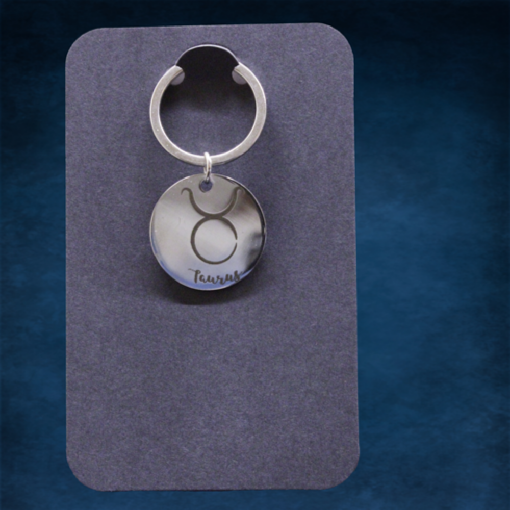 Picture of Zodiac Sign Stainless Steel Key Chains