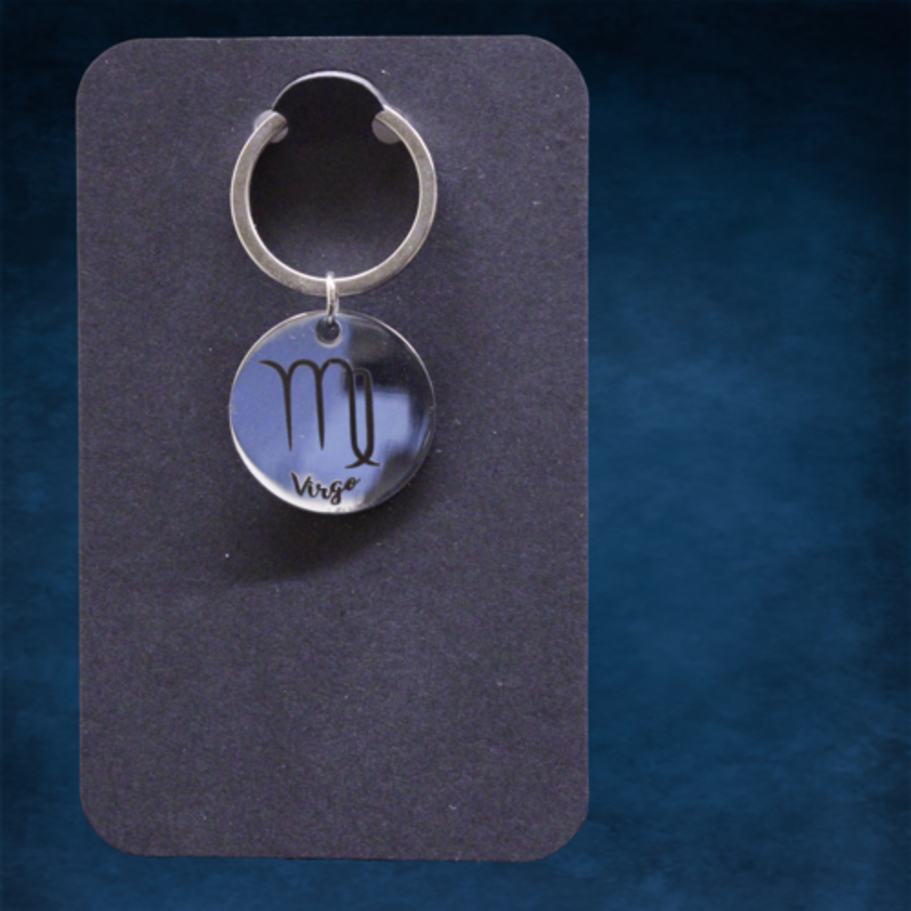 Picture of Zodiac Sign Stainless Steel Key Chains