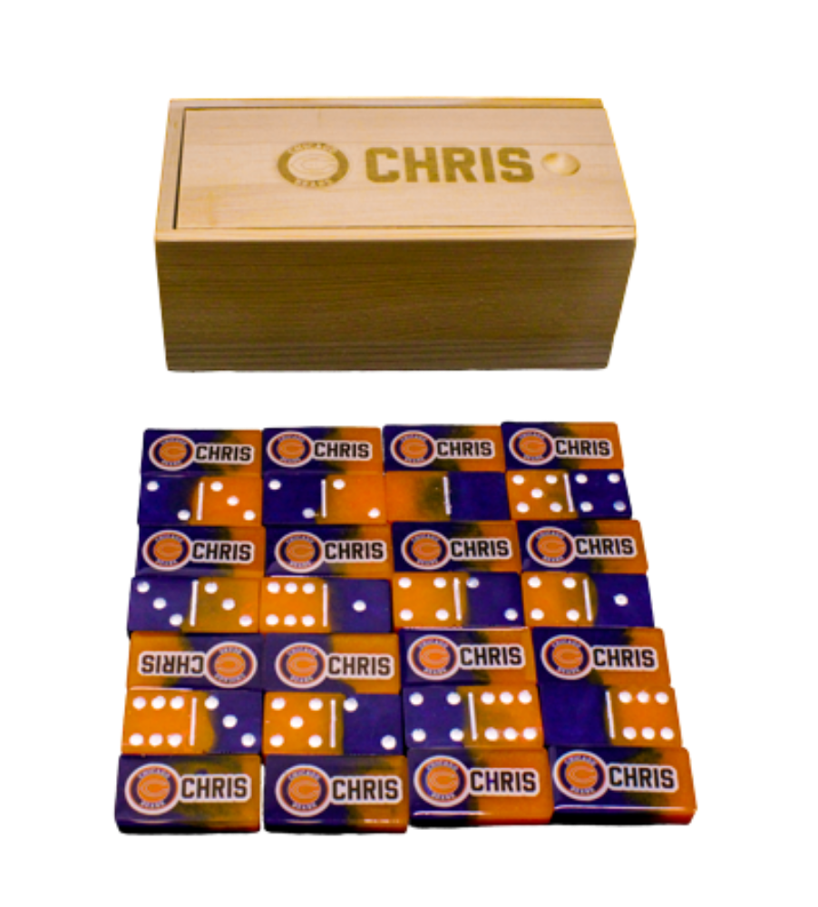Picture of Chicago Bears Customized Domino Set